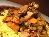 Recette Tajine de porc au miel et aux abricots
