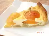 Recette Tarte à la rubarbe, abricot et flan
