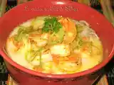 Recette Soupe aux crevettes, au porc et au lait de coco