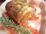 Recette Roti de porc au miel et au romarin