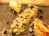 Recette Roulé de volaille aux trompettes de la mort & risotto aux cèpes