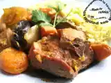 Recette Tajine d'agneau aux coings et aux fruits secs