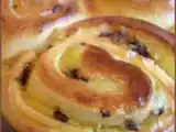 Recette Brioche crème pâtissière vanille et pépites de chocolat paliné
