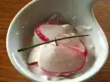 Recette Radis au chèvre frais en verrine