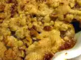 Recette Crumble pommes vertes, noix, sirop d'érable