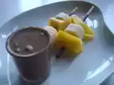 Recette Brochette de fruits avec des mikado, un vrai ravage de gourmands