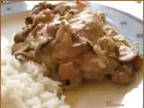 Recette Poulet à la moutarde et à l'estragon, cuisson au four en cocotte...
