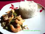 Recette Crevettes aux poireaux