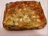 Recette Gâteau invisible aux courgettes, chèvre et muscade!!