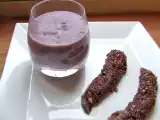 Recette Aiguillettes de canard aux noisettes & cacao, espuma de vitelotte au vin rouge