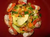Recette Salade de papaye aux crevettes