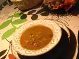 Recette Soupe de lentilles aux légumes et à la citrouille