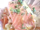 Recette Papillotes de saumon à l'orange et aux légumes