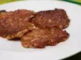 Recette Galettes de pommes de terre au fromage de chèvre et au jambon
