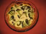 Recette Tarte au saumon et aux brocolis