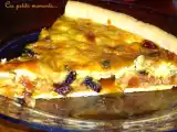 Recette saveurs d'une tarte à l'oignon et aux raisins