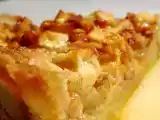 Recette Tarte aux pommes, crème-cannelle et amandes