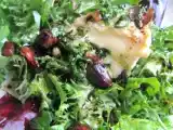Recette Salade croquante au camembert et persil frits