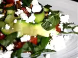 Recette Mes tagliatelles de courgettes a la feta et au citron ......