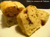 Recette Petits cakes banane, chocolat et beurre de cacahuète crunchy