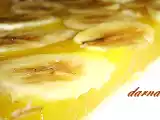 Recette Tarte aux bananes à la crème d'orange