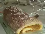 Recette Bûche pain d'épices aux pommes