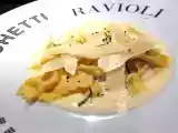 Recette Crème de céleri-rave aux raviolis truffe noire-parmesan