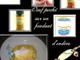 Recette Oeufs pochés sur un fondant d'endives