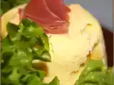 Recette Flan au gruyère et au jambon de pays ... 2 minutes au micro-ondes