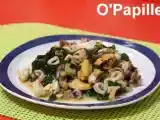 Recette Fruits de mer à la sauce épinard