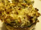 Recette Champignons farcis, ricotta et brocoli