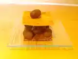 Recette Profiteroles à la mousse au chocolat sur lit de feuilletine à la vanille