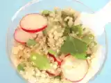 Recette Salade de quinoa, petit pois et fèves
