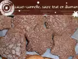 Recette Bredele étoiles cacao-cannelle
