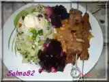 Recette Brochette de viande et salade de riz