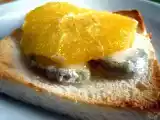 Recette Toast au chèvre chaud et à l?orange