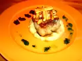 Recette Dos de cabillaud, mousseline et frites de panais, ketchup de betterave