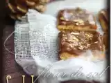 Recette Sablés noisette à la fleur de sel, nappés au chocolat au lait