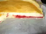 Recette Tarte à la vanille et au coulis framboise-poivron rouge