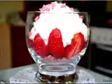 Recette Fraises a la mousse de petit-suisse