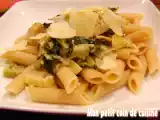 Recette Penne à l'artichaut, à la blette et à l'oignon