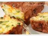 Recette Cake au poulet, courgettes et mimolette