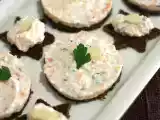 Recette Canapés de pumpernickel à la mousse de saumon fumé