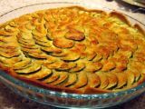 Recette The tarte aux courgettes/chavroux/parmesan