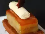 Recette Bavarois de foie gras sur confit de pommes et pain d'épices