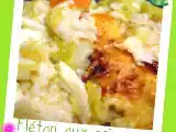 Recette Flétan aux poireaux (gratiné ou pas)