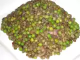 Recette Salade de petits pois et lentilles au citron