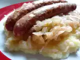 Recette Choucroute aux saucisses de nurnberg - sauerkraut mit nürnberger würstchen