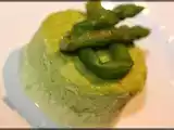 Recette Flan d'asperges vertes façon anne-sophie pic