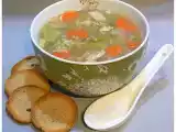 Recette Soupe au poulet et aux légumes